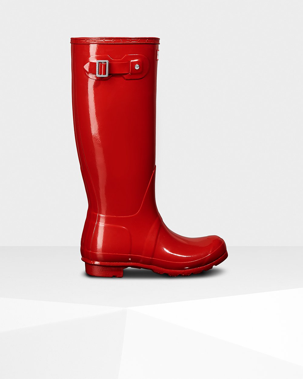 Women Hunter Original Gloss | Tall Rain Boots Red | NZ-51903-LCOM